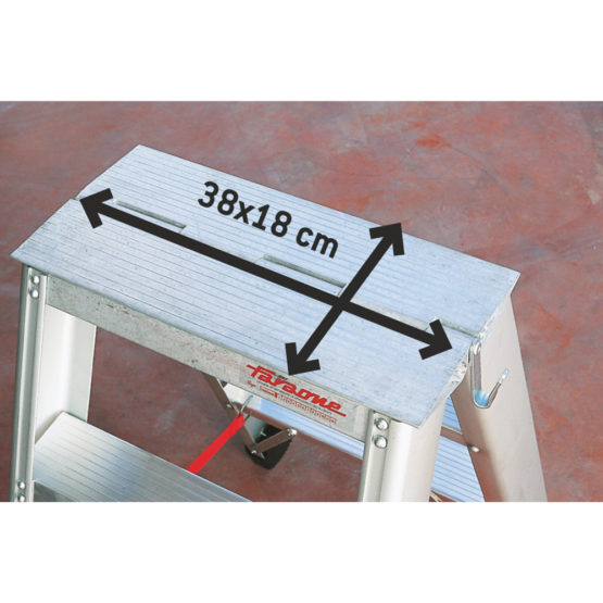 Dwustronna drabina z szerokimi stopniami Faraone ND