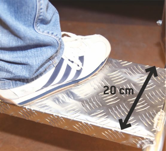 mod. SGA Aluminiowe schody o wysokim stopniu bezpieczeństwa